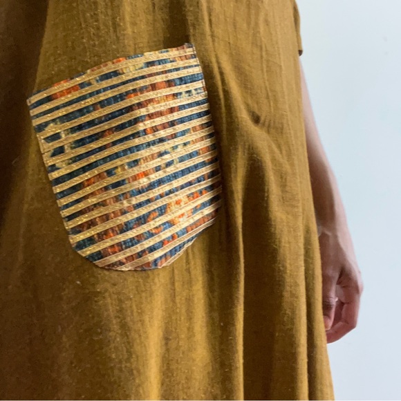 Khaki Brown women’s jumpsuit - Picture 3 of 8